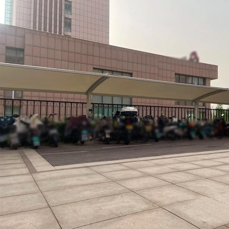 额尔古纳市膜结构电动车棚