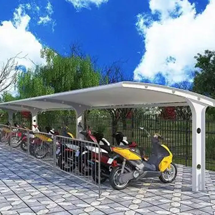 额尔古纳市膜结构电动车棚